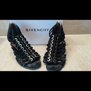 Givenchy Suede Gladiator Sandals